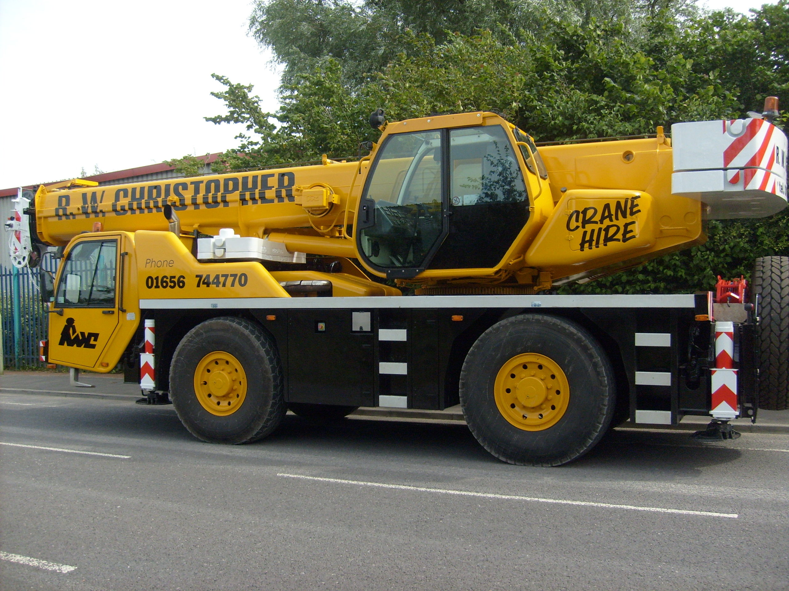 R.W. Christopher 35T TEREX AC35 Crane